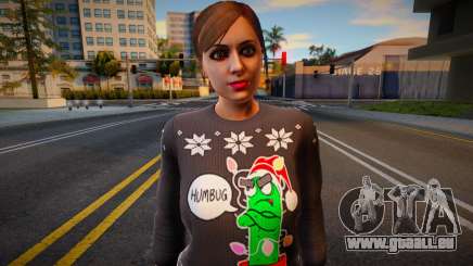 GTA Online Christmas Skin Female 2021 für GTA San Andreas