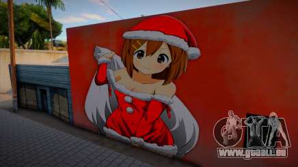 Mural de Yui Hirasawa de Navidad für GTA San Andreas