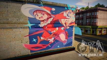 Little Witch Academia Christmas Mural v2 für GTA San Andreas