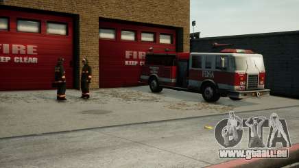 Caserne de pompiers réaliste à San Fierro pour GTA San Andreas Definitive Edition