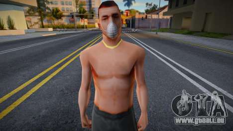 Hmycm dans un masque de protection pour GTA San Andreas