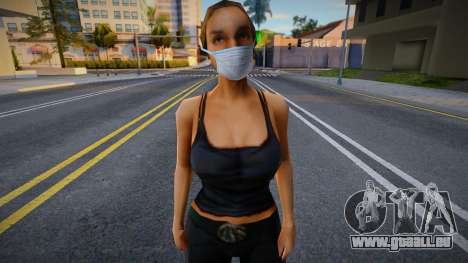 Catalina in einer Schutzmaske für GTA San Andreas