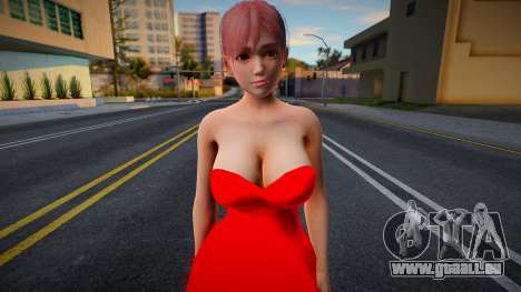 Honoka Red Dress für GTA San Andreas