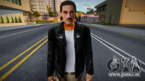 Biker mit Schnurrbart für GTA San Andreas