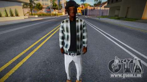 Homme en chemise à carreaux pour GTA San Andreas