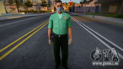 Medic 2 dans un masque de protection pour GTA San Andreas