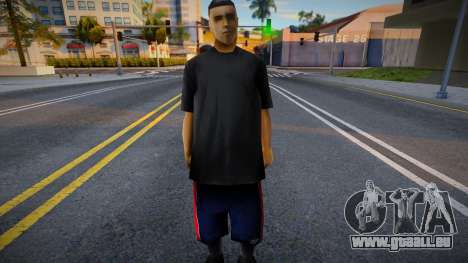 Guy en short et t-shirt pour GTA San Andreas