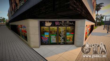 Japanese Corner Shop (Black) für GTA San Andreas