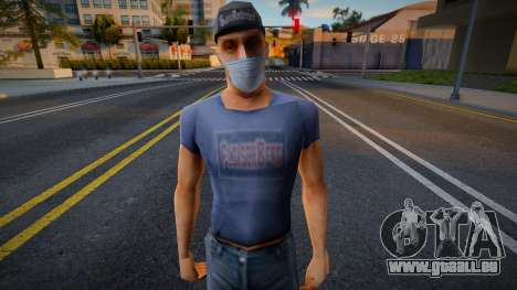 Dwmylc2 dans un masque de protection pour GTA San Andreas