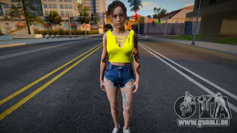 Claire Denim Shorts 1 pour GTA San Andreas