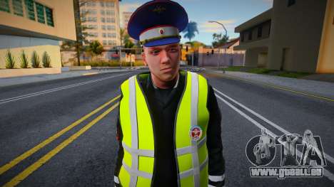 Verkehrspolizist in Sommeruniform für GTA San Andreas