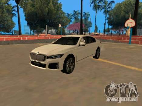 BMW 740i Xdrive 2021 pour GTA San Andreas