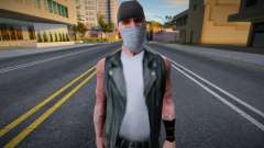 Bikera dans un masque de protection pour GTA San Andreas