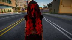 Female Skin with Halloween Mask für GTA San Andreas
