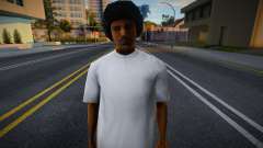 Homme avec coiffure afro pour GTA San Andreas