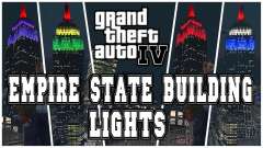 Empire State Building lights Yellow pour GTA 4