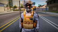 Militaire en uniforme 1 pour GTA San Andreas
