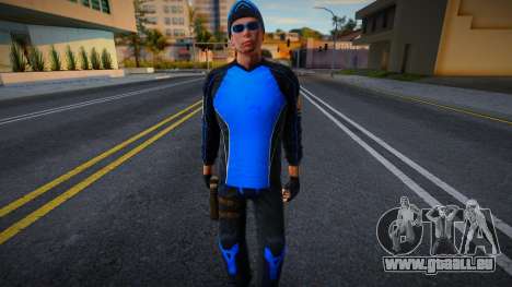 Blue Skydiver für GTA San Andreas