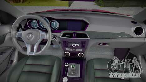 Mercedes-Benz C63 (RUS Plate) pour GTA San Andreas
