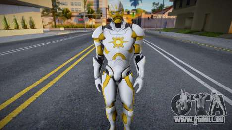 Ironman MK 3 Space GoTG White für GTA San Andreas