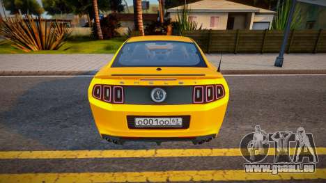 Ford Mustang Shelby GT500 (OwieDrive) pour GTA San Andreas