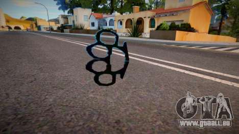 Iridescent Chrome Weapon - Brassknuckle pour GTA San Andreas
