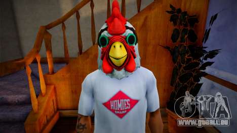 Hotline Miami Mask For Franklin And CJ pour GTA San Andreas