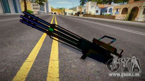 Iridescent Chrome Weapon - Minigun für GTA San Andreas