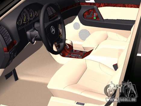 Mercedes Benz S600L (W140) pour GTA San Andreas