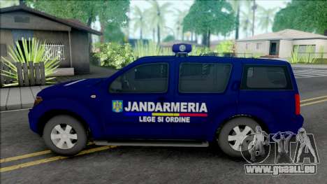 Nissan Pathfinder Jandarmeria für GTA San Andreas