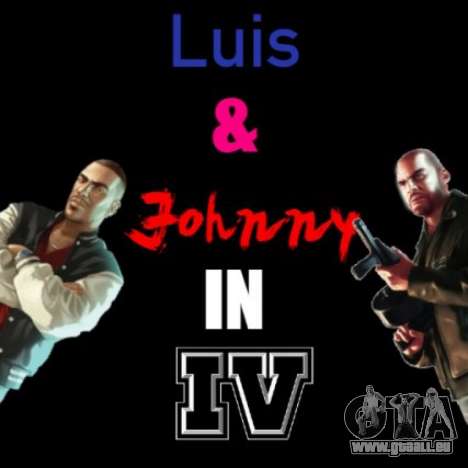 Luis and Johnny in IV as Pedestrians pour GTA 4
