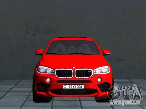 BMW X6M AM Plates pour GTA San Andreas