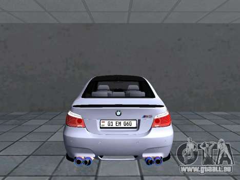 BMW M5 E60 Exhaust pour GTA San Andreas