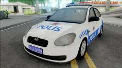 Hyundai Accent Era Police pour GTA San Andreas