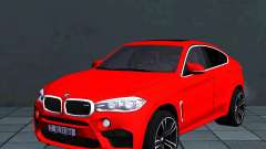 BMW X6M AM Plates pour GTA San Andreas