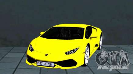 Lamborghini Huracan AM Plates für GTA San Andreas