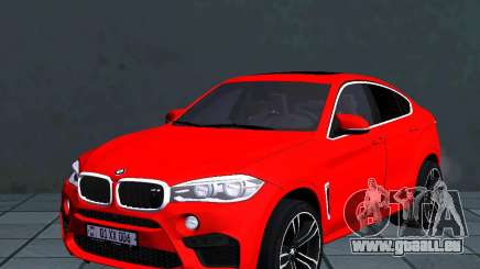 BMW X6M AM Plates für GTA San Andreas