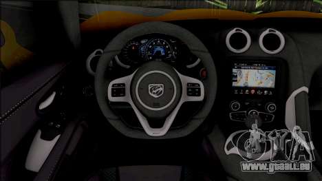 Dodge SRT Viper GTS 2012 [IVF VehFuncs] für GTA San Andreas