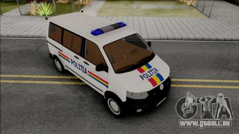 Volkswagen Transporter T5 Politia für GTA San Andreas
