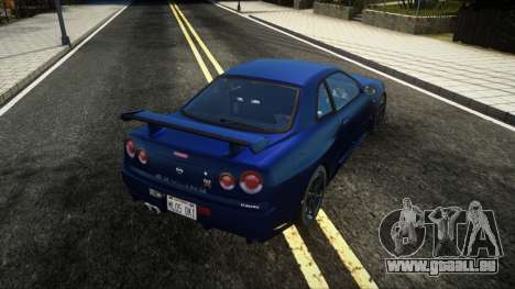 Nissan Skyline GT-R R-34 V-Spec (SA Style) pour GTA San Andreas