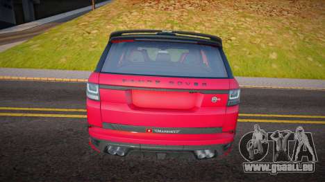 Range Rover Sport SVR (R PROJECT) v1 pour GTA San Andreas