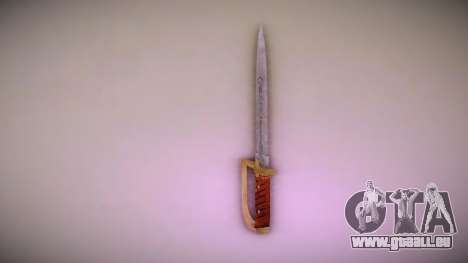 GTA V Antique Cavalry Dagger pour GTA Vice City
