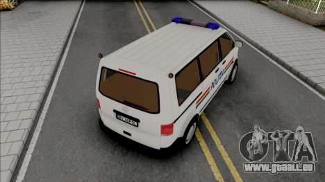 Volkswagen Transporter T5 Politia pour GTA San Andreas