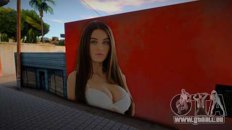 Lana Rhodes - murale pour GTA San Andreas