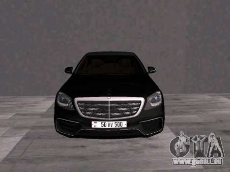 Mercedes Benz S63 AMG (W222) pour GTA San Andreas