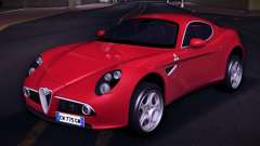 Alfa Romeo 8C Competizione (Rims 2) für GTA Vice City