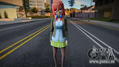 Nakano Miku (Winter Seifuku) pour GTA San Andreas