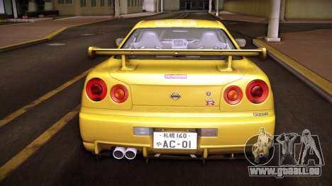Nissan Skyline GT-R V-Spec R34 02 pour GTA Vice City