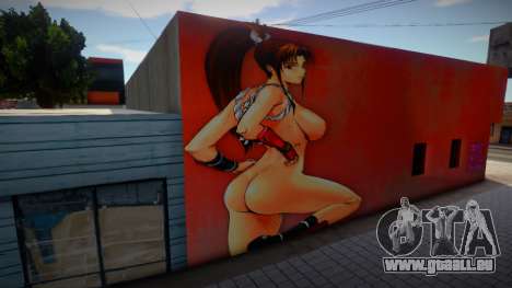 Mural Mai Shiranui (nude) pour GTA San Andreas