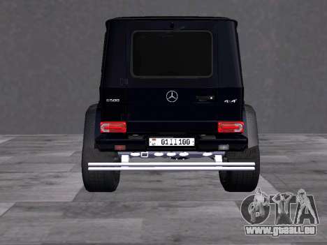 Mercedes Benz G500 4x4² (W463) V2 pour GTA San Andreas